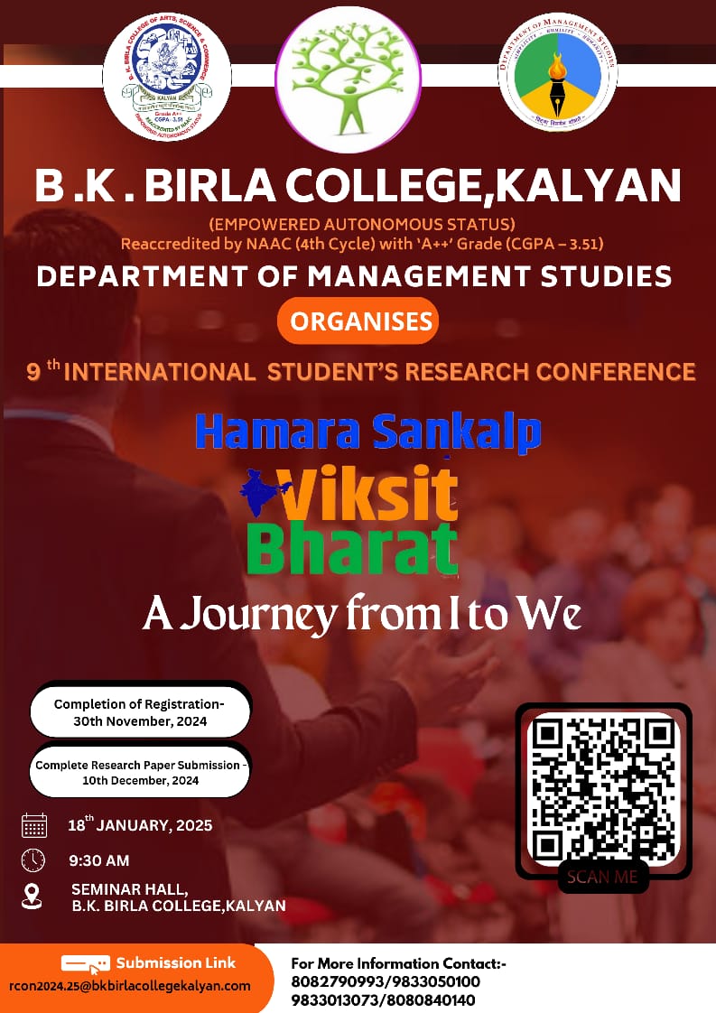 B.K. Birla College of Arts, Science & Commerce, Kalyan